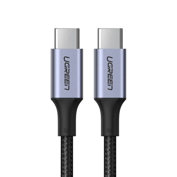 Ugreen US316 70428 USB-C - USB-C PD QC FCP Cable 100W 5A 480Mb/s 1.5m - Grayeng