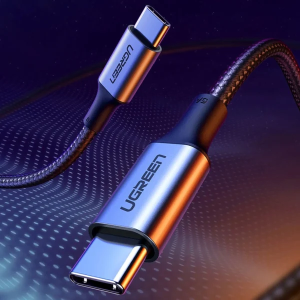 Ugreen US316 70428 USB-C - USB-C PD QC FCP Cable 100W 5A 480Mb/s 1.5m - Grayeng