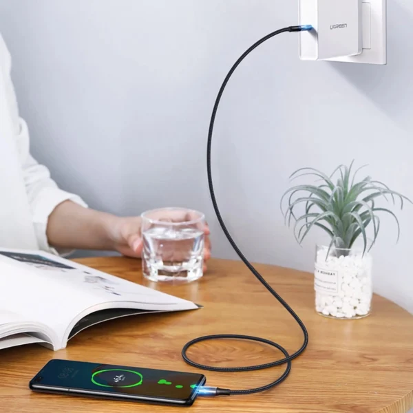 Ugreen US316 70428 USB-C - USB-C PD QC FCP Cable 100W 5A 480Mb/s 1.5m - Grayeng