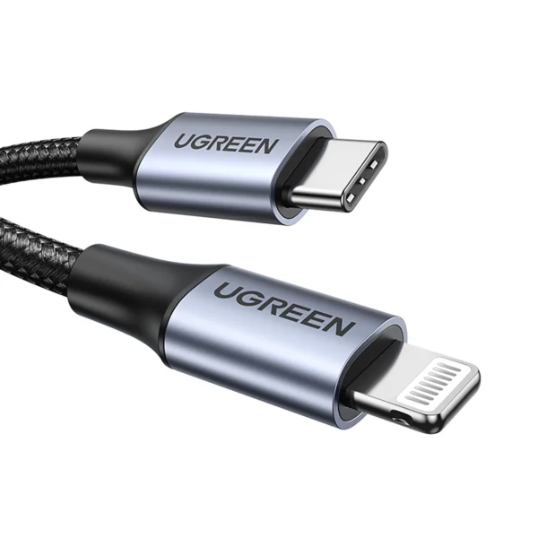 Ugreen US304 60760 Lightning - USB-C 2.0 MFi Cable 1.5 m - Grayeng