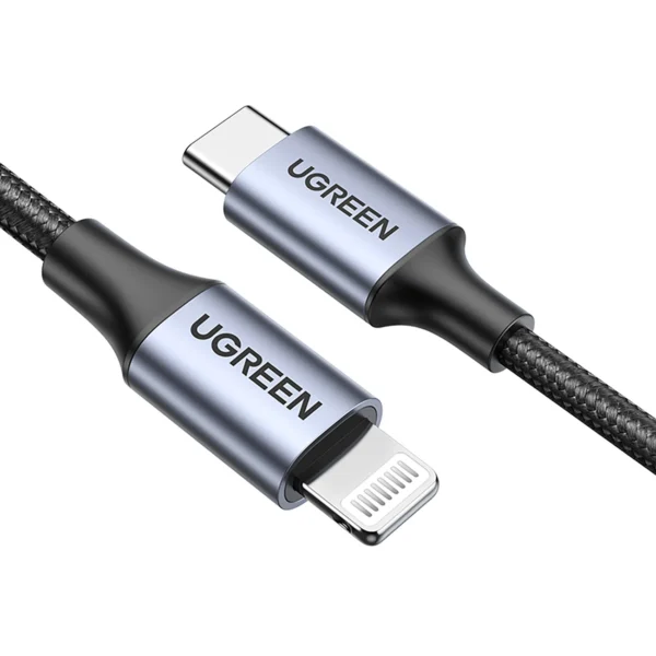 Ugreen US304 60760 Lightning - USB-C 2.0 MFi Cable 1.5 m - Grayeng