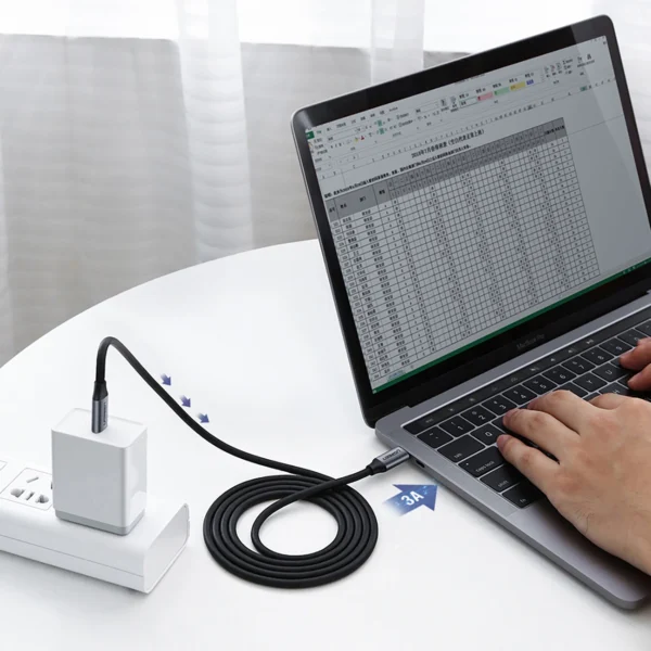 Ugreen US161 50751 USB-C 3.1 / USB-C 3.1 Cable 1.5m - Grayeng