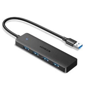 HUB Ugreen CM219 35574 with 4 USB-A 3.0 ports and USB-A 3.0 cable 1m - blackeng