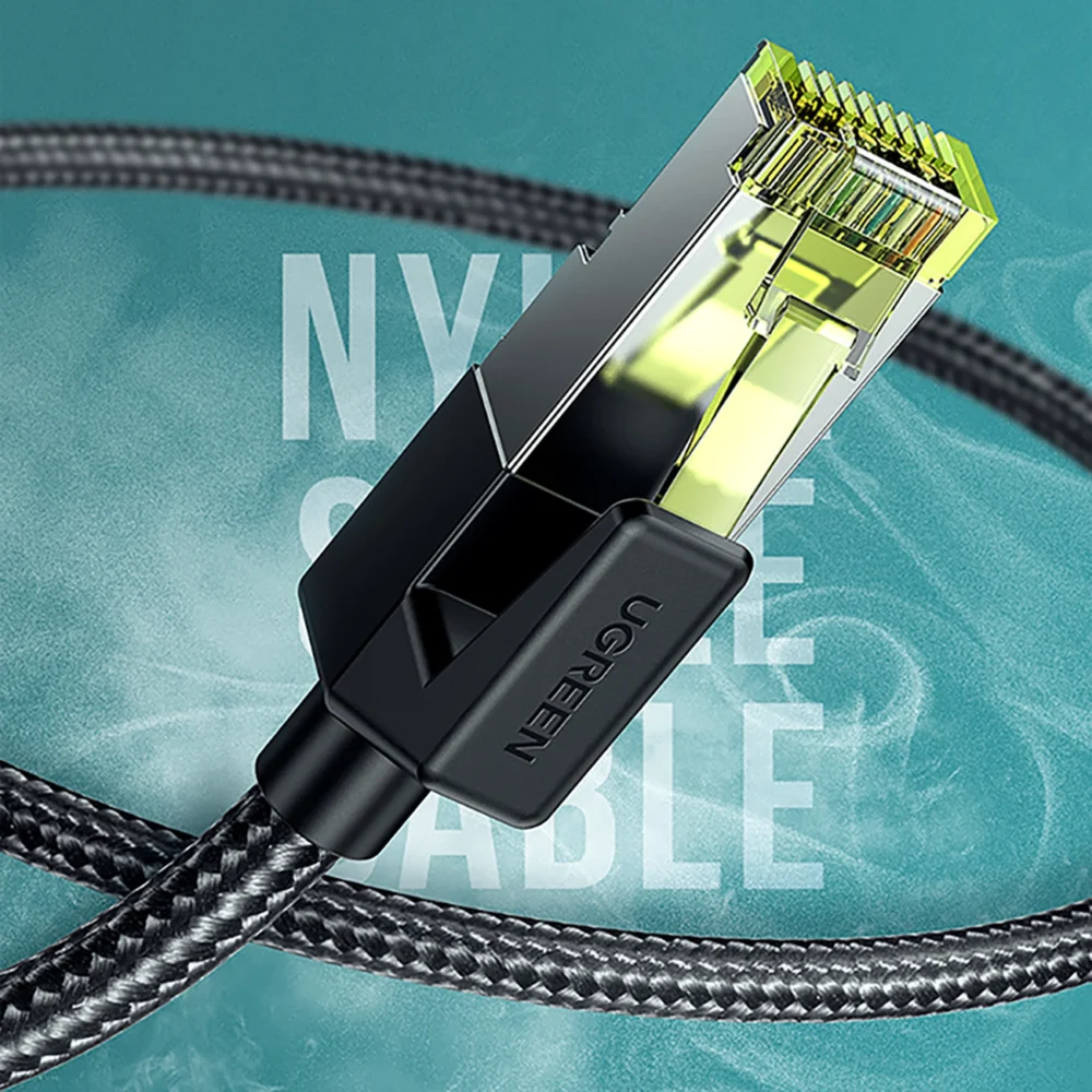 Ugreen NW150 80425 Ethernet RJ45 Cat 7 10Gbps Cable 5m - Blackeng