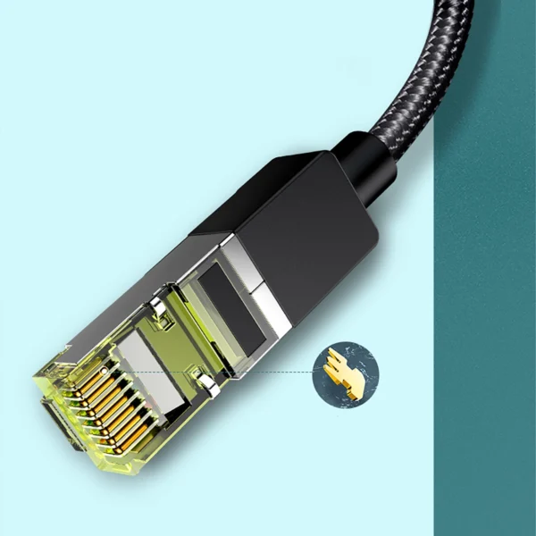 Ugreen NW150 80425 Ethernet RJ45 Cat 7 10Gbps Cable 5m - Blackeng