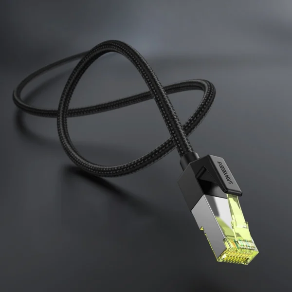 Ugreen NW150 80425 Ethernet RJ45 Cat 7 10Gbps Cable 5m - Blackeng