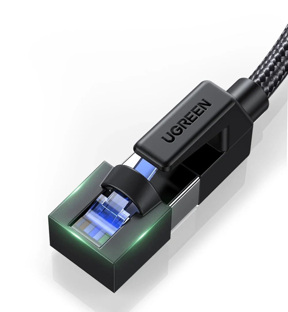 Ugreen NW153 Ethernet RJ45 Cat8 Cable Copper Core 1.5m - Blackeng