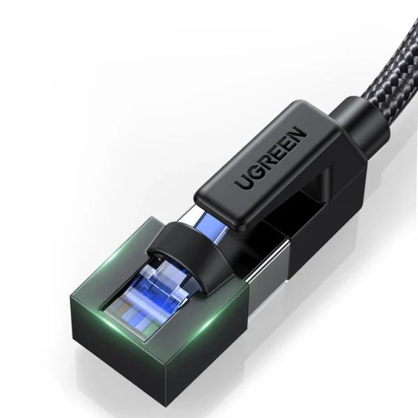 Ugreen NW153 Ethernet RJ45 Cat8 Cable Copper Core 1.5m - Blackeng