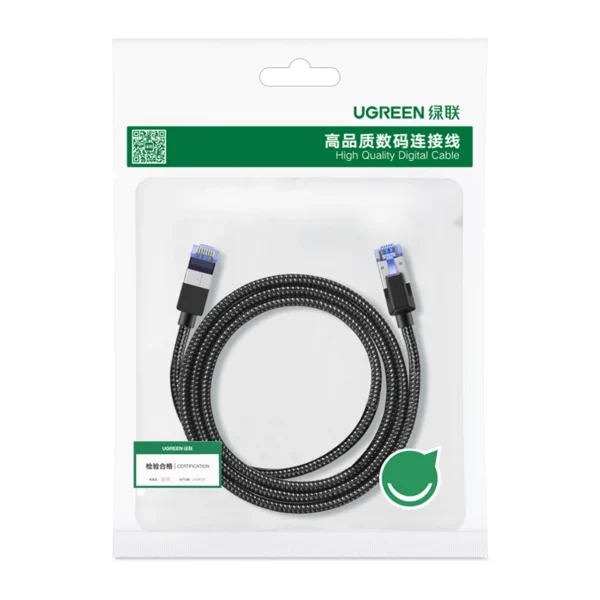 Ugreen NW153 Ethernet RJ45 Cat8 Cable Copper Core 1.5m - Blackeng