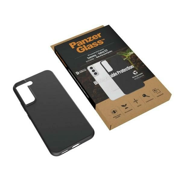 PanzerGlass Biodegradable Case for Samsung Galaxy S22 - blackeng
