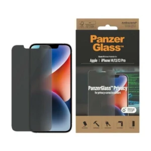 PanzerGlass Classic Fit Privacy Antibacterial Glass for iPhone 14/13 Pro/13eng