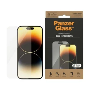PanzerGlass Classic Fit antibacterial glass for iPhone 14 Proeng