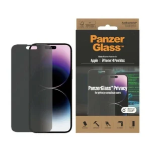 PanzerGlass Classic Fit antibacterial privacy glass for iPhone 14 Pro Maxeng