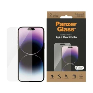 PanzerGlass Classic Fit antibacterial glass for iPhone 14 Pro Maxeng