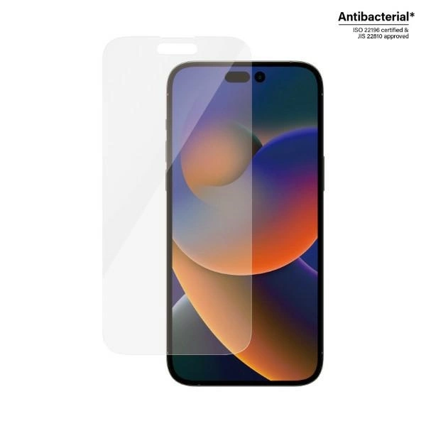 PanzerGlass Classic Fit antibacterial glass for iPhone 14 Pro Maxeng