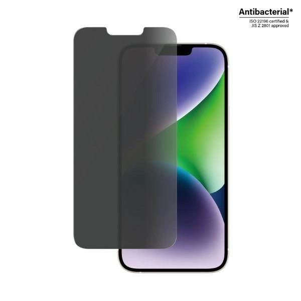 PanzerGlass Classic Fit Privacy Antibacterial Glass for iPhone 14 Plus/13 Pro Maxeng