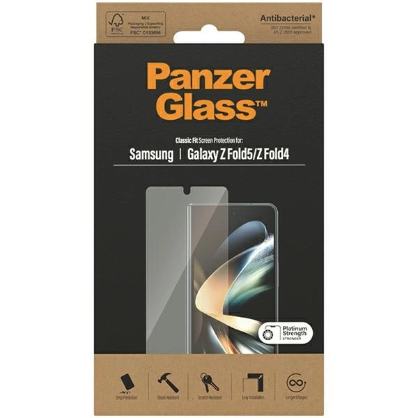 PanzerGlass Classic Fit antibacterial glass for Samsung Galaxy Z Fold 5 / Z Fold 4eng