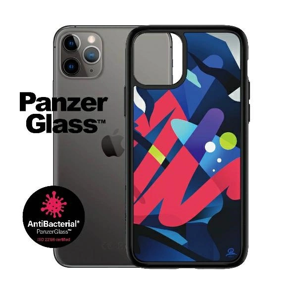 PanzerGlass ClearCase antibacterial Mikael B Limited Artist Edition case for iPhone 11 Pro - multicoloreng