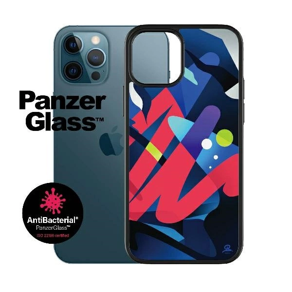 PanzerGlass ClearCase antibacterial Mikael B Limited Artist Edition case for iPhone 12 Pro Max - multicoloredeng