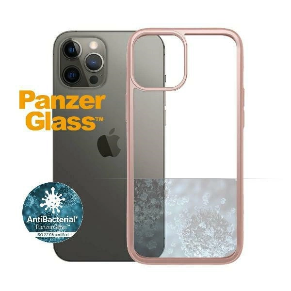 PanzerGlass ClearCase case for iPhone 12 Pro Max - transparent and pinkeng