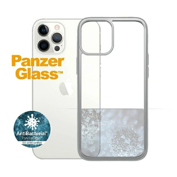 167574_5 PanzerGlass ClearCase case for iPhone 12 Pro Max - transparent and silvereng