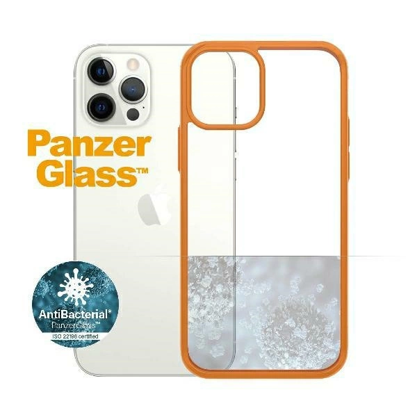 PanzerGlass ClearCase case for iPhone 12 / 12 Pro - transparent orangeeng