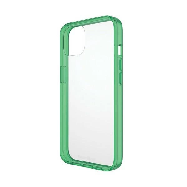 PanzerGlass ClearCase antibacterial case with Military Grade certificate for iPhone 13 / 14 / 15 - transparent greeneng