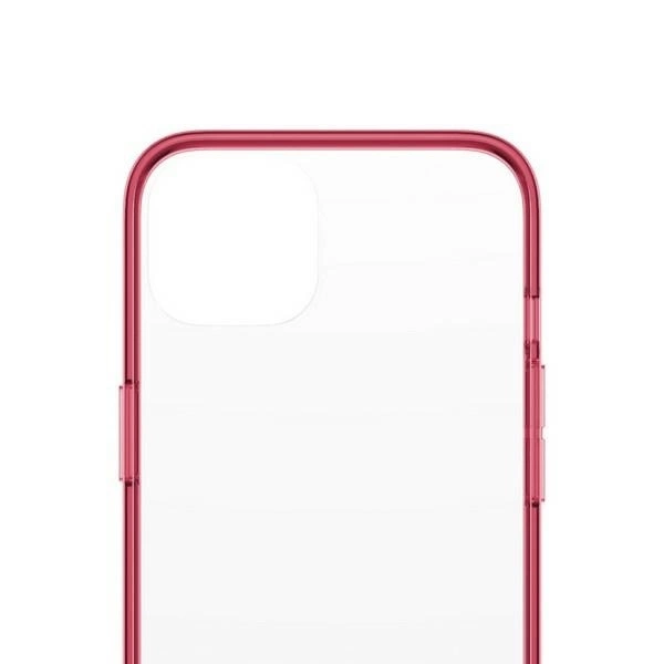PanzerGlass ClearCase antibacterial case with Military Grade certificate for iPhone 13 / 14 / 15 - transparent pinkeng