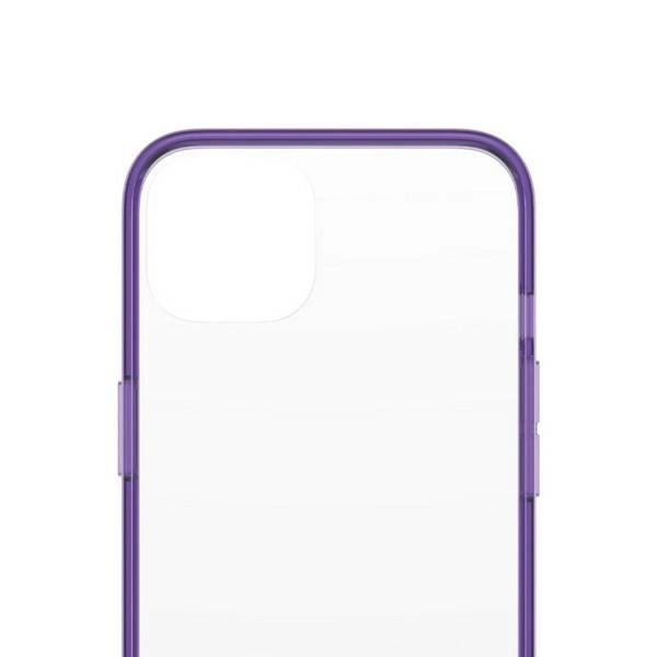 PanzerGlass ClearCase antibacterial case with Military Grade certificate for iPhone 13 / 14 / 15 - transparent purpleeng