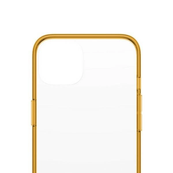 PanzerGlass ClearCase antibacterial case with Military Grade certificate for iPhone 13 / 14 / 15 - transparent yelloweng