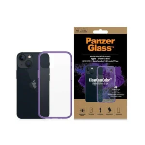 PanzerGlass ClearCase antibacterial Military Grade certified case for iPhone 13 mini - transparent purpleeng