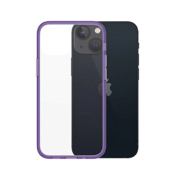 PanzerGlass ClearCase antibacterial Military Grade certified case for iPhone 13 mini - transparent purpleeng