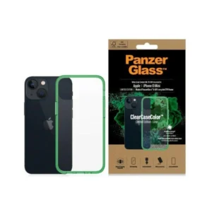 PanzerGlass ClearCase antibacterial Military Grade certified case for iPhone 13 mini - transparent greeneng