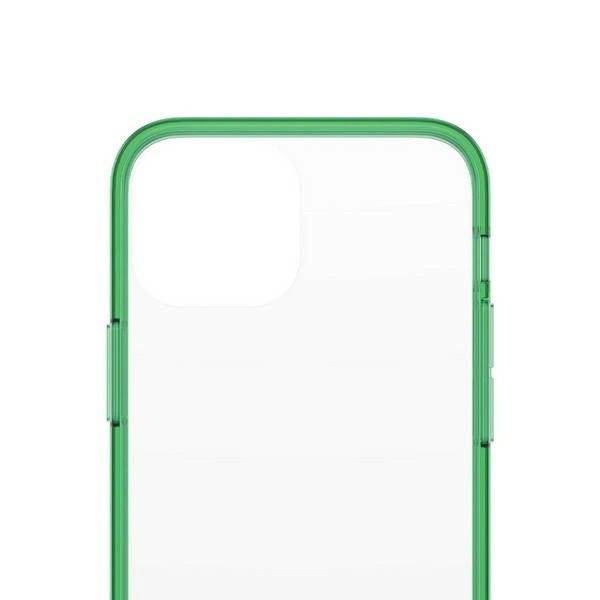 PanzerGlass ClearCase antibacterial Military Grade certified case for iPhone 13 mini - transparent greeneng