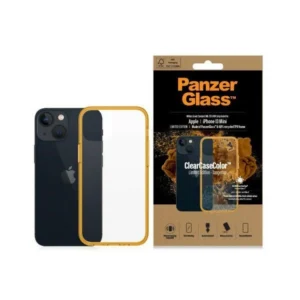 PanzerGlass ClearCase Antibacterial Military Grade Certified Case for iPhone 13 Mini - Transparent Yelloweng