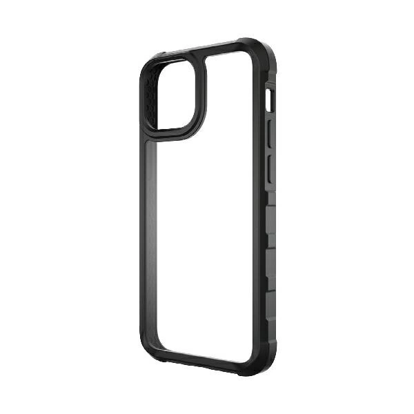 PanzerGlass ClearCase antibacterial Military Grade certified case for iPhone 13 mini - transparent and blackeng