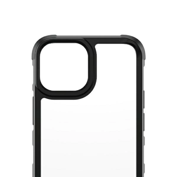 PanzerGlass ClearCase antibacterial Military Grade certified case for iPhone 13 mini - transparent and blackeng