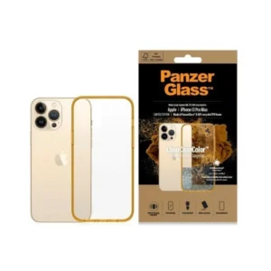 PanzerGlass ClearCase Antibacterial Military Grade Certified Case for iPhone 13 Pro Max - Transparent Yelloweng