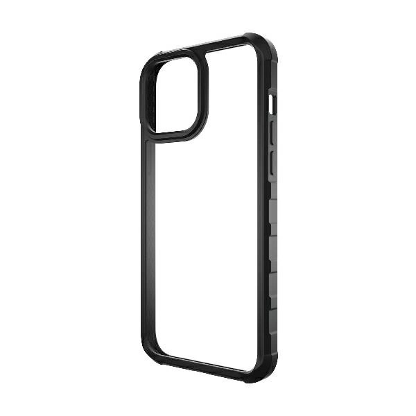 PanzerGlass ClearCase antibacterial Military Grade certified case for iPhone 13 Pro Max - transparent and blackeng