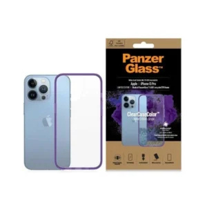 PanzerGlass ClearCase antibacterial Military Grade certified case for iPhone 13 Pro - transparent purpleeng