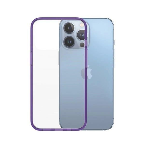 PanzerGlass ClearCase antibacterial Military Grade certified case for iPhone 13 Pro - transparent purpleeng