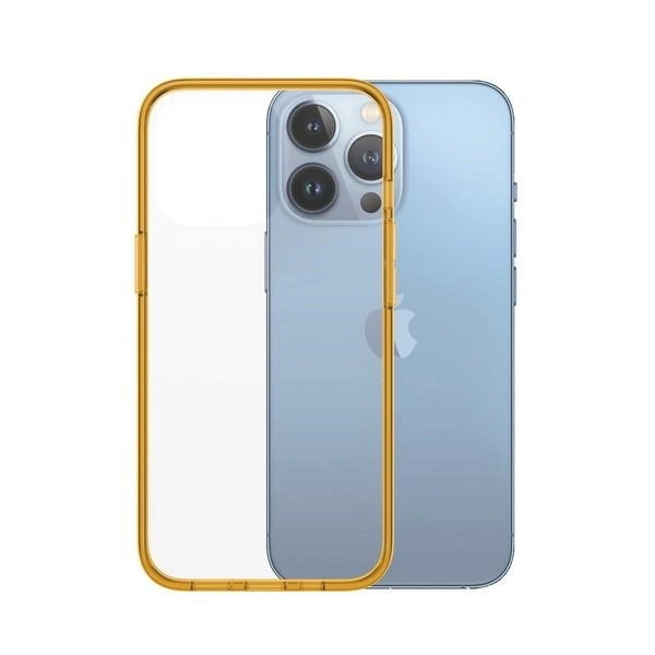 PanzerGlass ClearCase Antibacterial Military Grade Certified Case for iPhone 13 Pro - Transparent Yelloweng