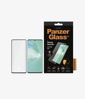 PanzerGlass Curved Super+ tempered glass for Samsung S20+ - with black frameeng