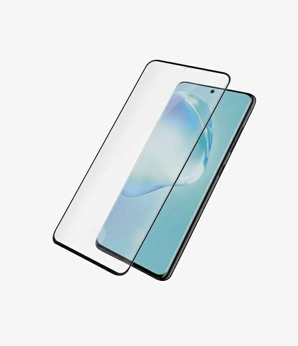 PanzerGlass Curved Super+ tempered glass for Samsung S20 - with black frameeng