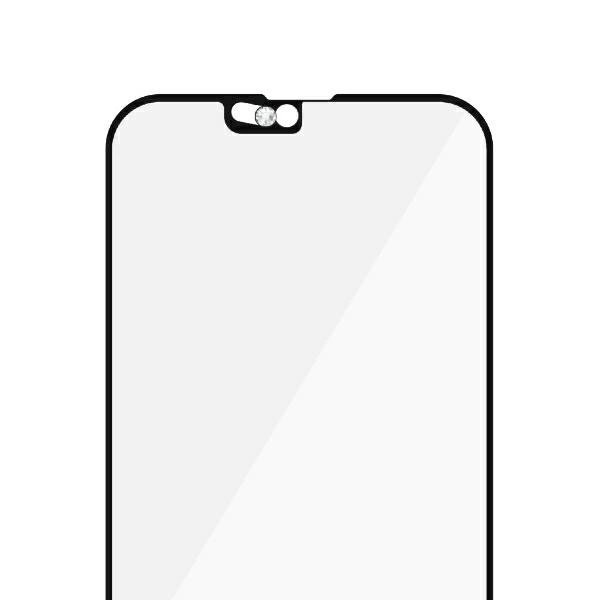 PanzerGlass E2E Microfracture antibacterial glass with camera cover with Swarovsky crystal for iPhone 13 mini - with black frameeng