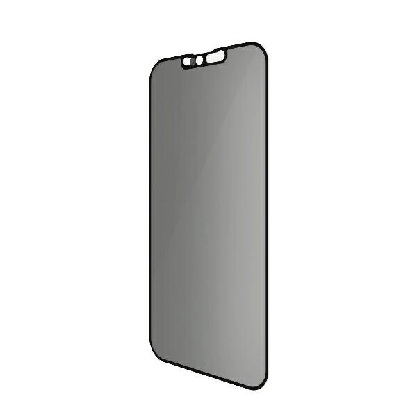 PanzerGlass E2E Microfracture Antibacterial Privacy Glass with Camera Protector for iPhone 13 Pro Max - With Black Frameeng
