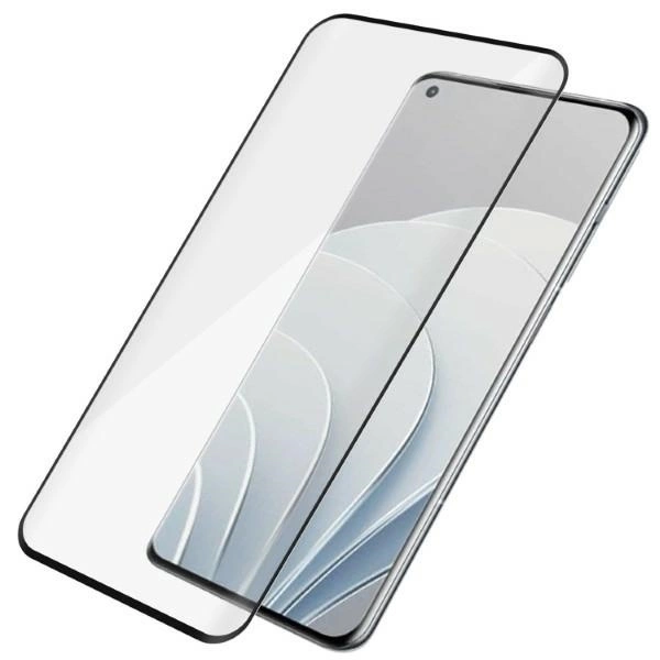 167654_2 PanzerGlass E2E Microfracture antibacterial glass on OnePlus 9 Pro / 10 Pro / 11 - with black frameeng