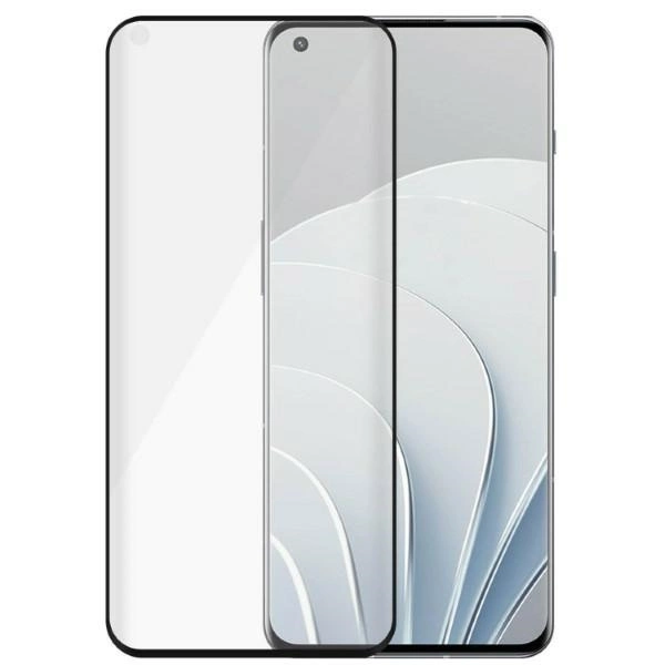 167654_4 PanzerGlass E2E Microfracture antibacterial glass on OnePlus 9 Pro / 10 Pro / 11 - with black frameeng