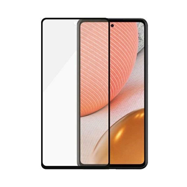 167656_3 PanzerGlass E2E Microfracture antibacterial glass for Samsung Galaxy A72 - with black frameeng