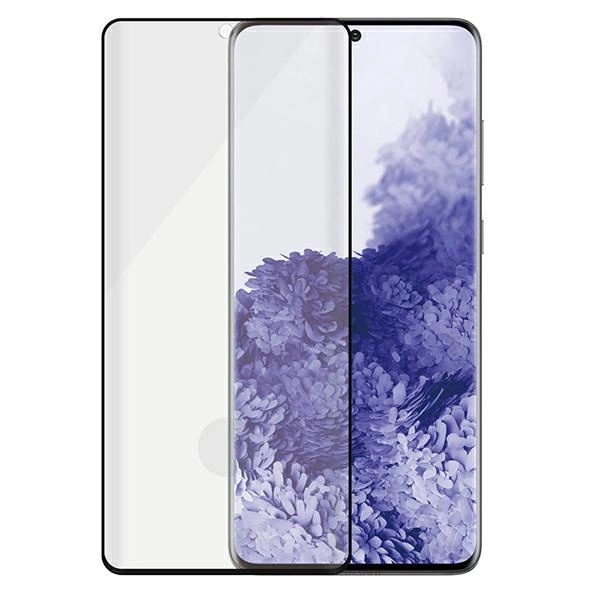 PanzerGlass E2E Microfracture antibacterial glass for Samsung Galaxy S21 Ultra - with black frameeng